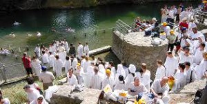 Baptisms on the Jordan River